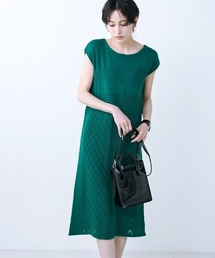 Bou Jeloud | 透かし柄◆美ラインニットワンピース(ワンピース)