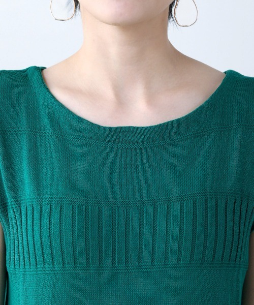 Bou Jeloud（ブージュルード）の「透かし柄◆美ラインニットワンピース（ワンピース・レディース・ベージュ/グリーン/A・FREE）」の19枚目の写真