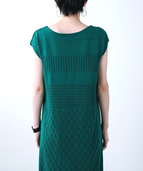 Bou Jeloud（ブージュルード）の「透かし柄◆美ラインニットワンピース（ワンピース・レディース・ベージュ/グリーン/A・FREE）」の22枚目の写真