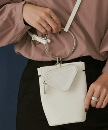 リングハンドルレザーマルチショルダーバッグ/3way