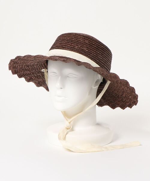 N.（N. Natural Beauty Basic）（エヌエヌナチュラルビューティーベーシック）の「【Ｃａｓｓｅｌｉｎｉ】ウェービーハット（ハット・レディース・ベージュ/ブラウン・FREE）」の14枚目の写真