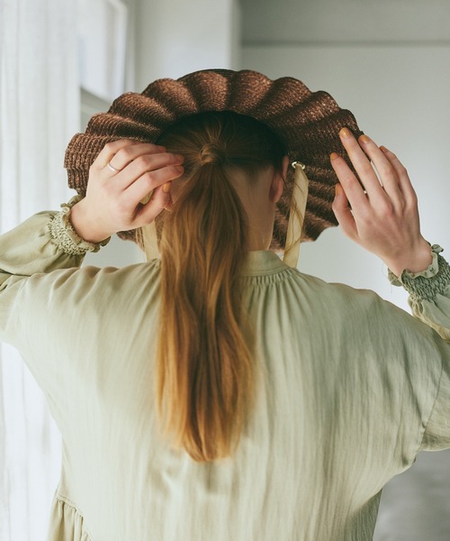 N.（N. Natural Beauty Basic）（エヌエヌナチュラルビューティーベーシック）の「【Ｃａｓｓｅｌｉｎｉ】ウェービーハット（ハット・レディース・ベージュ/ブラウン・FREE）」の17枚目の写真