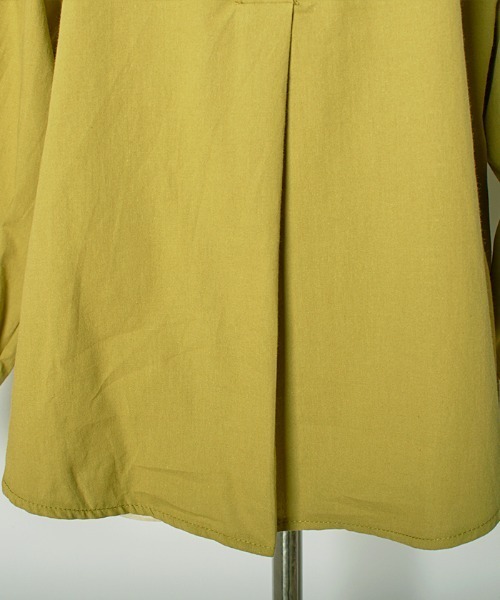 Futier land(フューティアランド)の「バルーンスリーブバンドカラーシャツブラウス(シャツ/ブラウス・レディース・ブラック/ブラウン/オフホワイト/グリーン系その他/パープル/ライトパープル/ピンク/ラベンダー/ブルーグレー/アイボリー/オレンジ・MEDIUM/LARGE/X-LARGE)」の18枚目の写真