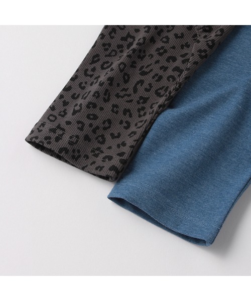 petit main（プティマイン）の「プティプラ BOYSレギンスセット(7分丈)（レギンス/スパッツ・キッズ・サックスブルー/ライトカーキ・80ｃｍ/90cm/110cm/100cm）」の8枚目の写真