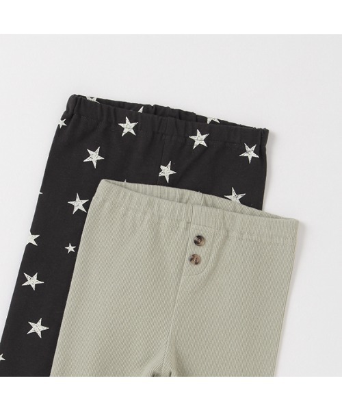 petit main（プティマイン）の「プティプラ BOYSレギンスセット(7分丈)（レギンス/スパッツ・キッズ・サックスブルー/ライトカーキ・80ｃｍ/90cm/110cm/100cm）」の9枚目の写真