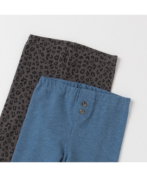 petit main（プティマイン）の「プティプラ BOYSレギンスセット(7分丈)（レギンス/スパッツ・キッズ・サックスブルー/ライトカーキ・80ｃｍ/90cm/110cm/100cm）」の10枚目の写真