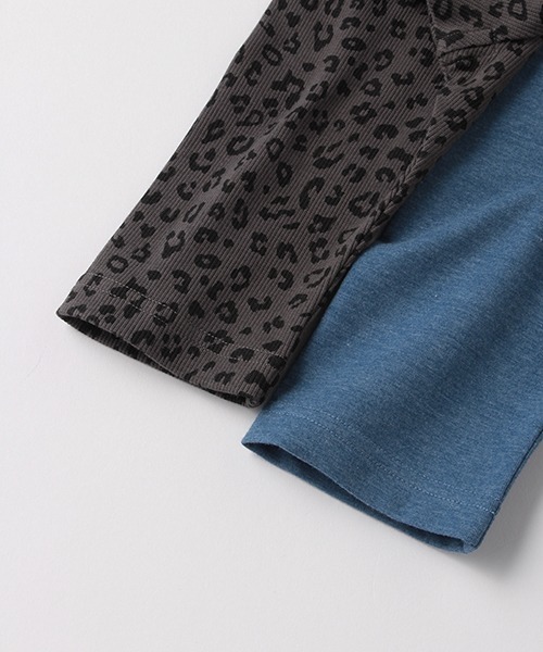 petit main（プティマイン）の「プティプラ BOYSレギンスセット(7分丈)（レギンス/スパッツ・キッズ・サックスブルー/ライトカーキ・80ｃｍ/90cm/110cm/100cm）」の17枚目の写真