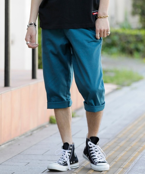 JILL BLAZE(ジルブレイズ)の「C/ツイル ベーシック レギュラーシルエット クロップド チノ パンツ(チノパンツ・メンズ・ベージュ/ブルーグリーン/ライトグレー/ブルー/オリーブ/ライトピンク/ホワイト/ライトブラウン/ワイン/ブラック/ネイビー/キナリ/チャコールグレー/グリーン/オレンジ・L/LL/M)」の12枚目の写真