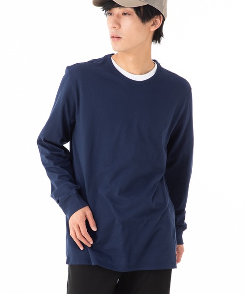 NIKE（ナイキ）の「ナイキ ロンT 長袖 Tシャツ（Tシャツ/カットソー・メンズ・ブラック/ホワイト/ネイビー/グレー・XL/S/L/M）」の18枚目の写真