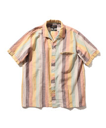 BEAMS PLUS | BEAMS PLUS / スラブマルチストライプ ショートスリーブ イタリアンカラー シャツ(シャツ/ブラウス)