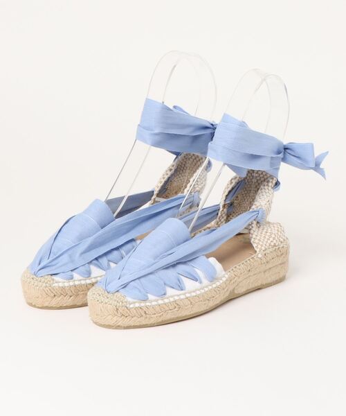 La Manual Alpargatera（マヌアル・アルパルガテラ）の「【LA MANUAL ALPARGATERA】エスパドリーユ（サンダル・レディース・ホワイト/チャコールグレー/ブラック/サックスブルー・38/35/36/37）」の7枚目の写真