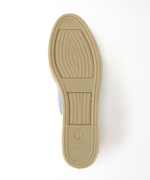 La Manual Alpargatera（マヌアル・アルパルガテラ）の「【LA MANUAL ALPARGATERA】エスパドリーユ（サンダル・レディース・ホワイト/チャコールグレー/ブラック/サックスブルー・38/35/36/37）」の5枚目の写真