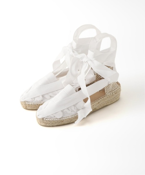 La Manual Alpargatera（マヌアル・アルパルガテラ）の「【LA MANUAL ALPARGATERA】エスパドリーユ（サンダル・レディース・ホワイト/チャコールグレー/ブラック/サックスブルー・38/35/36/37）」の6枚目の写真