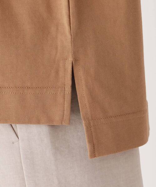 pink adobe（ピンクアドベ）の「◆【M-LL/UVケア/ひんやり】ベーシック7分袖プルオーバー（Tシャツ/カットソー・レディース・オフホワイト/ホワイト系5/チャコールグレー/キャメル・38/42/40）」の10枚目の写真