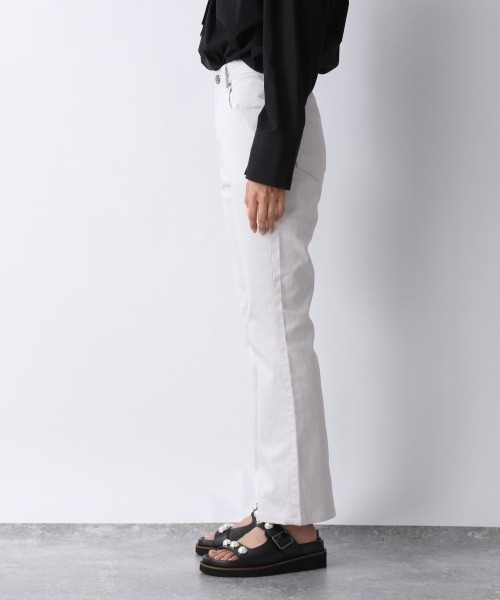 JEANASIS（ジーナシス）の「リサイクルコーヒーストレッチフレアデニム/948041（デニムパンツ・レディース・ブルー/ライトグレー/ブラック/スミクロ/ベージュ・SMALL/MEDIUM）」の18枚目の写真