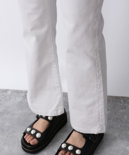 JEANASIS（ジーナシス）の「リサイクルコーヒーストレッチフレアデニム/948041（デニムパンツ・レディース・ブルー/ライトグレー/ブラック/スミクロ/ベージュ・SMALL/MEDIUM）」の12枚目の写真