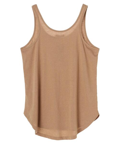 CRAFT STANDARD BOUTIQUE（クラフトスタンダードブティック）の「ルーズタンク　＊（タンクトップ・レディース・ホワイト/ブラック/ベージュ/モカ・FREE）」の5枚目の写真