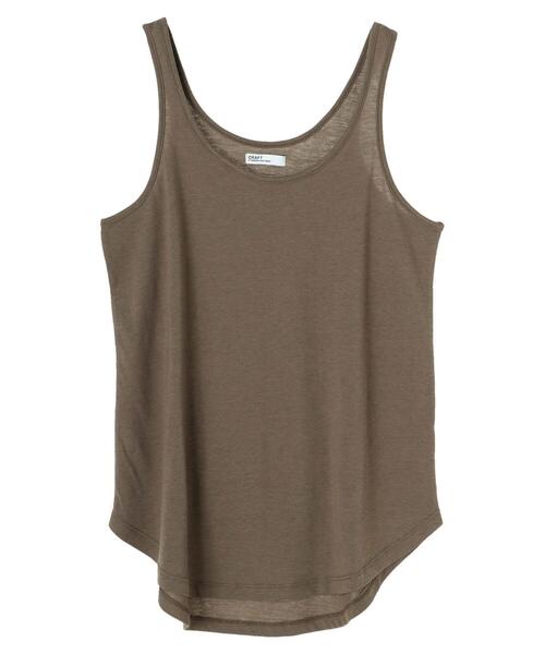 CRAFT STANDARD BOUTIQUE（クラフトスタンダードブティック）の「ルーズタンク　＊（タンクトップ・レディース・ホワイト/ブラック/ベージュ/モカ・FREE）」の16枚目の写真