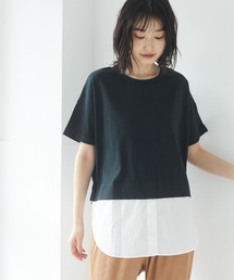CRAFT STANDARD BOUTIQUE | シャツテールコンビカットプルオーバー　＊◇(Tシャツ/カットソー)