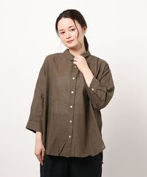 Samansa Mos2 | 綿麻柄アソートシャツ(シャツ/ブラウス)