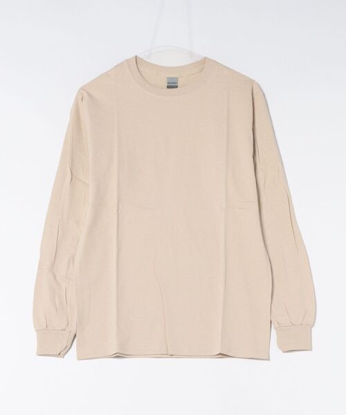 GILDAN(ギルダン)の「GILDAN 6.0oz ギルダン ウルトラコットン ドロップショルダー ビッグシルエット 無地 ロンT(Tシャツ/カットソー・レディース・ホワイト/ブラック/ベージュ/ネイビー/グレー/ライム/オレンジ/インディゴブルー/グリーン/チャコールグレー/アッシュグレー・MEDIUM/LARGE/SMALL/X-LARGE)」の6枚目の写真
