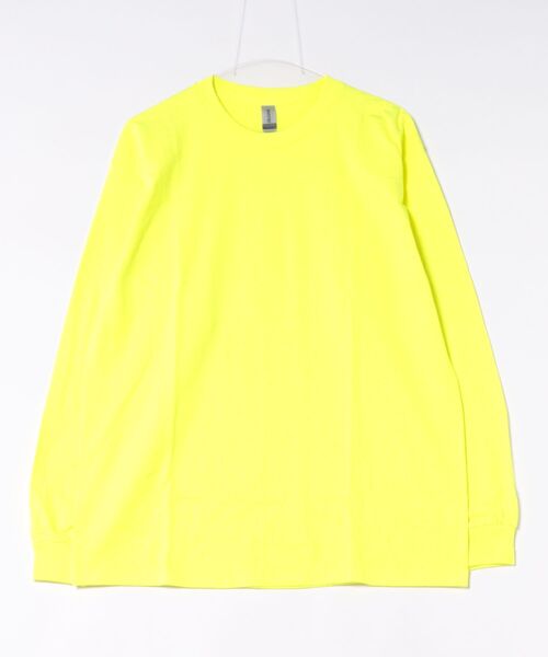 GILDAN(ギルダン)の「GILDAN 6.0oz ギルダン ウルトラコットン ドロップショルダー ビッグシルエット 無地 ロンT(Tシャツ/カットソー・レディース・ホワイト/ブラック/ベージュ/ネイビー/グレー/ライム/オレンジ/インディゴブルー/グリーン/チャコールグレー/アッシュグレー・MEDIUM/LARGE/SMALL/X-LARGE)」の7枚目の写真