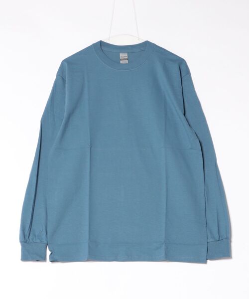 GILDAN(ギルダン)の「GILDAN 6.0oz ギルダン ウルトラコットン ドロップショルダー ビッグシルエット 無地 ロンT(Tシャツ/カットソー・レディース・ホワイト/ブラック/ベージュ/ネイビー/グレー/ライム/オレンジ/インディゴブルー/グリーン/チャコールグレー/アッシュグレー・MEDIUM/LARGE/SMALL/X-LARGE)」の10枚目の写真