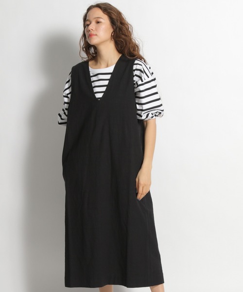 セール バッククロスストレートワンピース ワンピース Niko And ニコアンド のファッション通販 Zozotown