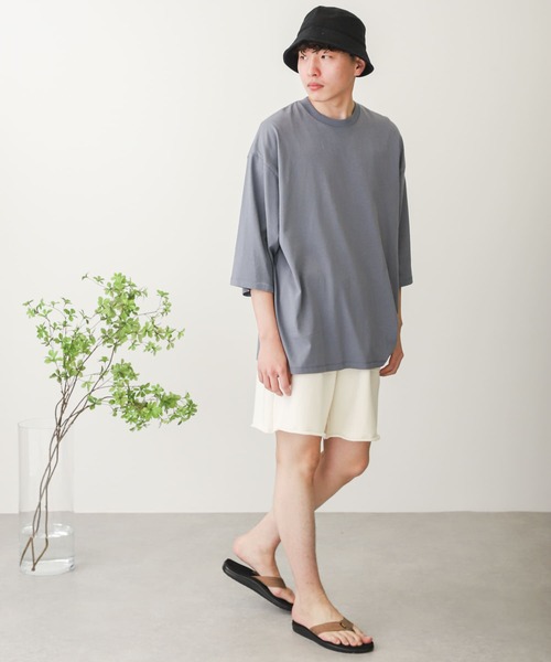 SENSE OF PLACE by URBAN RESEARCH(センスオブプレイスバイアーバンリサーチ)の「ケミカルカットオフショートパンツ(その他パンツ・メンズ・アイボリー/ブラック・MEDIUM/LARGE)」の11枚目の写真