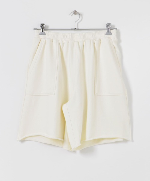 SENSE OF PLACE by URBAN RESEARCH(センスオブプレイスバイアーバンリサーチ)の「ケミカルカットオフショートパンツ(その他パンツ・メンズ・アイボリー/ブラック・MEDIUM/LARGE)」の7枚目の写真