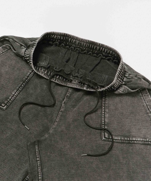 SENSE OF PLACE by URBAN RESEARCH(センスオブプレイスバイアーバンリサーチ)の「ケミカルカットオフショートパンツ(その他パンツ・メンズ・アイボリー/ブラック・MEDIUM/LARGE)」の10枚目の写真