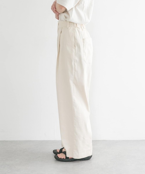 UR Lab.（アーバンリサーチラボ）の「UR Lab.　タックワイドパンツ（その他パンツ・メンズ・ブラック/オフホワイト/グレー・MEDIUM/LARGE）」の10枚目の写真