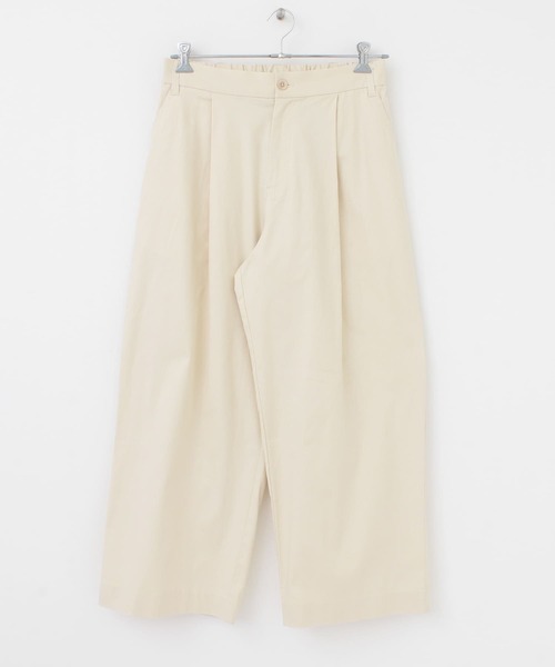 UR Lab.（アーバンリサーチラボ）の「UR Lab.　タックワイドパンツ（その他パンツ・メンズ・ブラック/オフホワイト/グレー・MEDIUM/LARGE）」の4枚目の写真