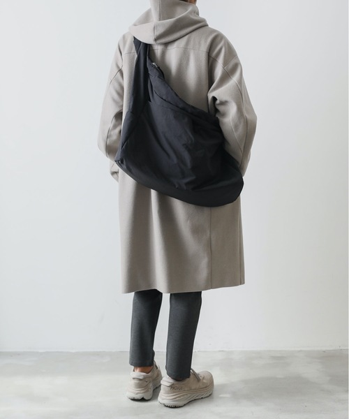 ATTACHMENT（アタッチメント）の「CASHMERE BREND CLOTH 3LAYER ZIPUP HOODED COAT（モッズコート・メンズ・ブラック/ベージュ・1/2/3）」の12枚目の写真