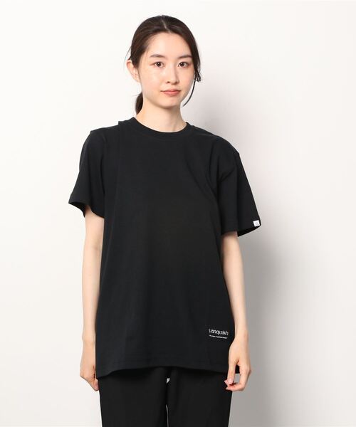 VANQUISH（ヴァンキッシュ）の「VANQUISH / ヴァンキッシュ ワンポイントロゴ 半袖Tシャツ（Tシャツ/カットソー・メンズ・サンドベージュ/ライトパープル/ブラック/ライトピンク/ホワイト・XL/M/L）」の3枚目の写真