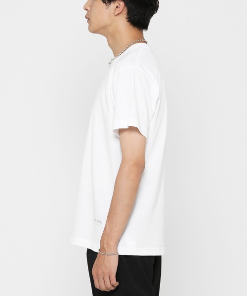 VANQUISH（ヴァンキッシュ）の「VANQUISH / ヴァンキッシュ ワンポイントロゴ 半袖Tシャツ（Tシャツ/カットソー・メンズ・サンドベージュ/ライトパープル/ブラック/ライトピンク/ホワイト・XL/M/L）」の6枚目の写真