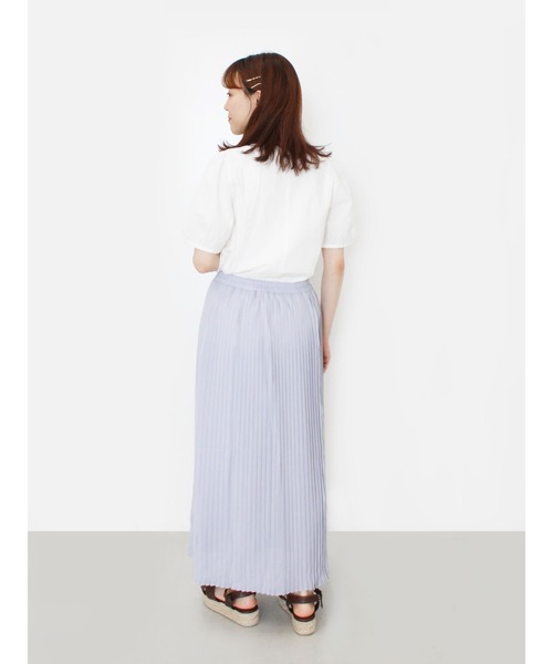 ehka sopo（エヘカソポ）の「サッカーリボンブラウス（シャツ/ブラウス・レディース・オフホワイト/イエロー/ブラウン・ﾌﾘ-）」の11枚目の写真