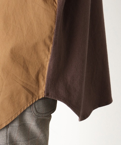 COMME　CA COMMUNE（コムサコミューン）の「バンドカラー　ロングシャツ（シャツ/ブラウス・メンズ・ネイビー/オリーブ/キャメル・MEDIUM/LARGE）」の18枚目の写真