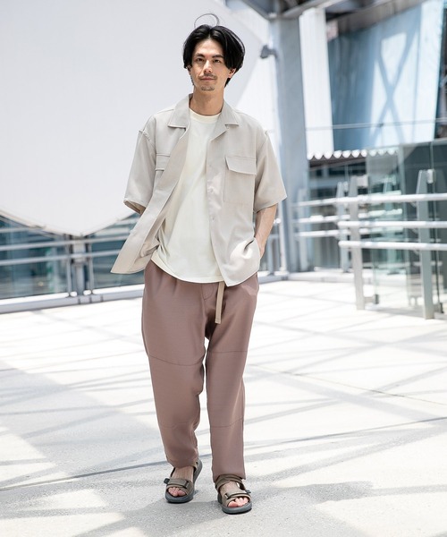 niko and...（ニコアンド）の「[抗菌防臭・速乾]PE裾アジャストEASYパンツ（その他パンツ・メンズ・ベージュ/ネイビー/カーキ/ピンク・MEDIUM/LARGE）」の8枚目の写真