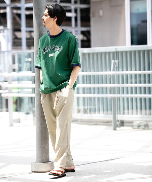 niko and...（ニコアンド）の「[抗菌防臭・速乾]PE裾アジャストEASYパンツ（その他パンツ・メンズ・ベージュ/ネイビー/カーキ/ピンク・MEDIUM/LARGE）」の5枚目の写真