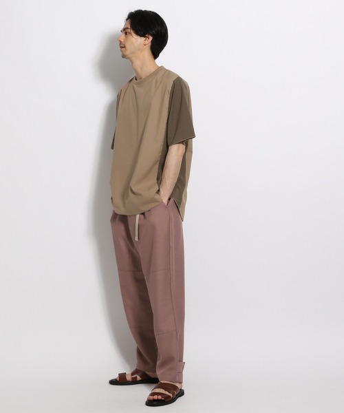 niko and...（ニコアンド）の「[抗菌防臭・速乾]PE裾アジャストEASYパンツ（その他パンツ・メンズ・ベージュ/ネイビー/カーキ/ピンク・MEDIUM/LARGE）」の16枚目の写真