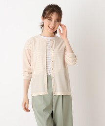 DRESKIP | UVカット　シアー丸首カーディガン(カーディガン/ボレロ)