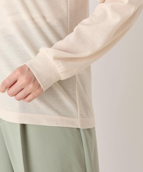 DRESKIP（ドレスキップ）の「◆UVカット　シアー丸首カーディガン（カーディガン/ボレロ・レディース・ライトベージュ/オフホワイト/ピンク系/ブラック・04/02/03）」の10枚目の写真