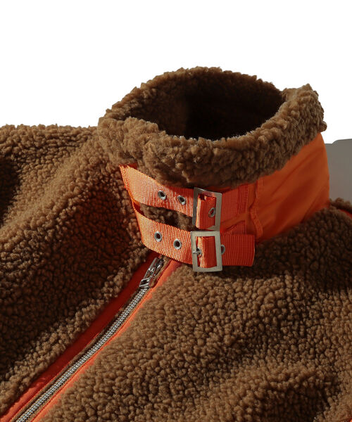 BEAMS（ビームス）の「BEAMS / ボア イージー B-3（ブルゾン・メンズ・ブラック/ブラウン・SMALL/MEDIUM/LARGE）」の15枚目の写真