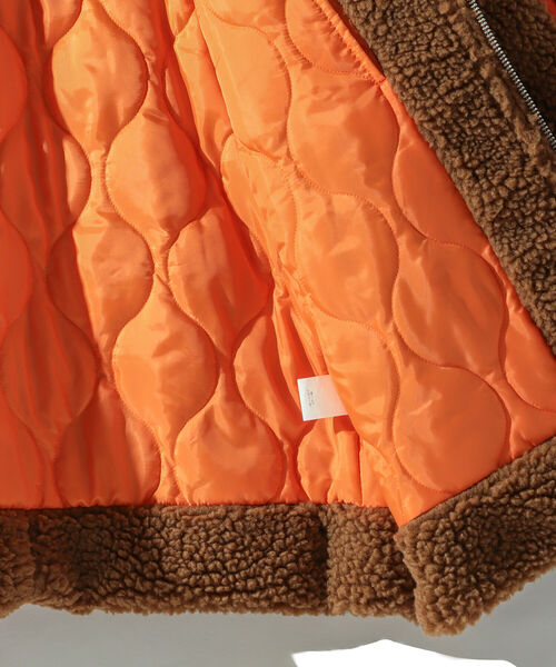 BEAMS（ビームス）の「BEAMS / ボア イージー B-3（ブルゾン・メンズ・ブラック/ブラウン・SMALL/MEDIUM/LARGE）」の14枚目の写真