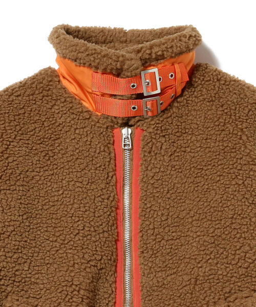 BEAMS（ビームス）の「BEAMS / ボア イージー B-3（ブルゾン・メンズ・ブラック/ブラウン・SMALL/MEDIUM/LARGE）」の8枚目の写真