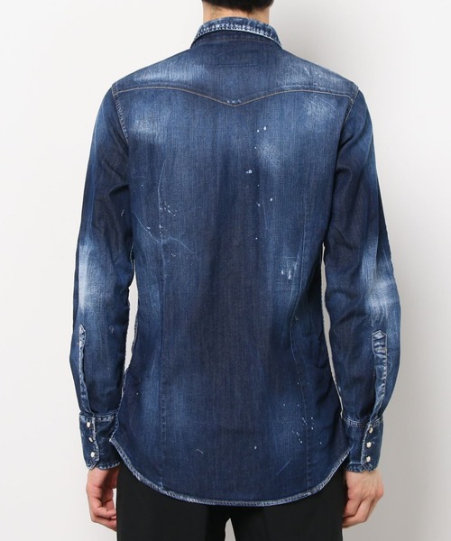 DSQUARED2(ディースクエアード)の「SHIRT /WESTERN DARK SHIRT /0212(シャツ/ブラウス・メンズ・インディゴブルー・48/46/44/42)」の5枚目の写真
