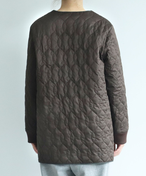 PAR ICI(パーリッシィ)の「ベルスプリット ライナー付きモッズコート (3WAY)(モッズコート・レディース・ダークオリーブ/グレー・FREE)」の15枚目の写真