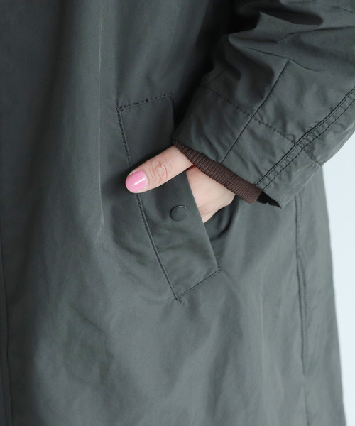 PAR ICI(パーリッシィ)の「ベルスプリット ライナー付きモッズコート (3WAY)(モッズコート・レディース・ダークオリーブ/グレー・FREE)」の13枚目の写真