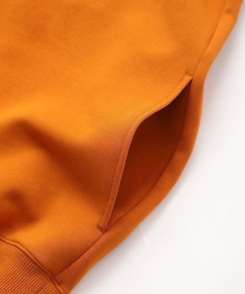 MILKFED.(ミルクフェド)の「ARCH LOGO BLOUSON(ブルゾン・レディース・チャコール/オレンジ・ONE SIZE)」の12枚目の写真